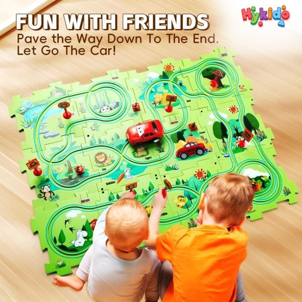 Hykido Railcar Puzzle Racer – Fun-Filled Learning Through Play!