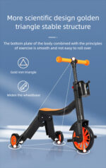 Kids Scooter With Seat / 3 Wheels Kid Kick Scooter - Image 5