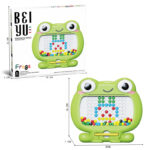 Magnetic Frog Drawing Board – Montessori Beads Puzzle Drawing Toy - Image 7