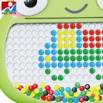Magnetic Frog Drawing Board – Montessori Beads Puzzle Drawing Toy - Image 6